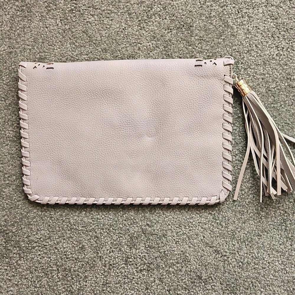 Moda LUXE Gray Clutch With Tassle - Picture 10 of 16